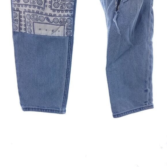 Hollister Sz 1R Ultra High Rise Mom Jean Vintage Stretch Patch Distressed Jeans - Picture 7 of 14